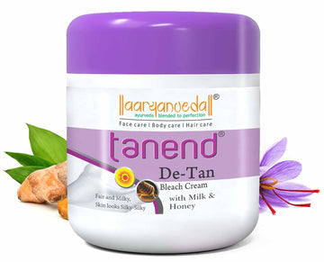 Aaryanveda Tanend De Tan Bleach Cream - 450 GM