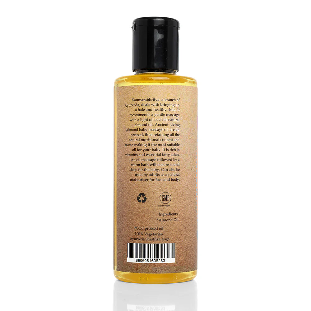 Ancient Living Almond Baby Massage Oil - 100 ML