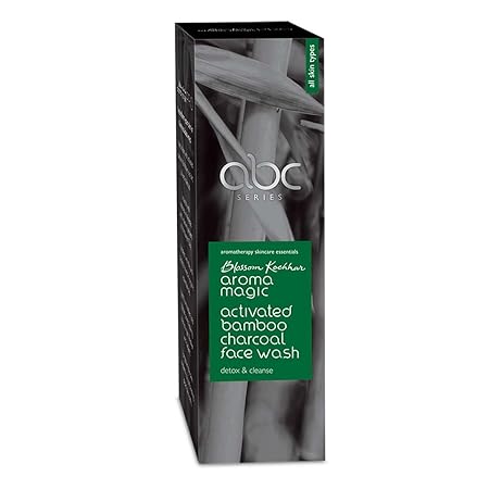 Aroma Magic Activated Bamboo Charcoal Face Wash - 100 ML