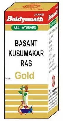 Baidyanath Basant Kusumakar Ras with Gold Tablet