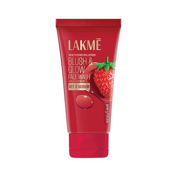 Lakme Blush & Glow Strawberry Freshness Gel Face Wash - 100 GM