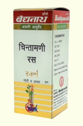 Baidyanath Chintamani Ras - 10 Tbas