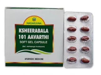 Nagarjuna Ksheerabala 101 Aavarthi Soft Gel Capsule - 100 Caps - AtoZ ...