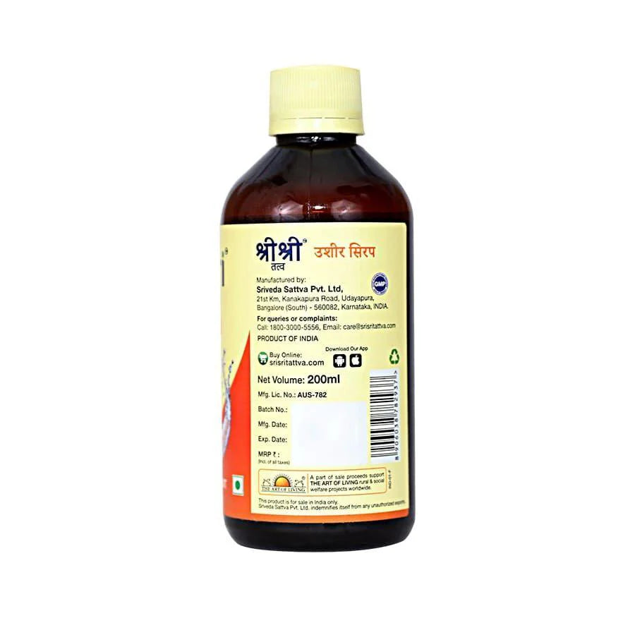 Sri Sri Tattva Ushira Syrup - 200 ML