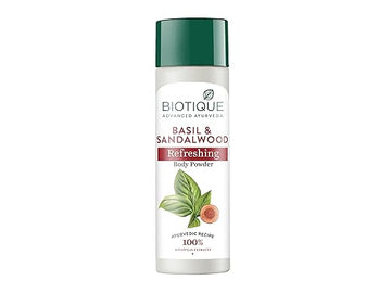 Biotique Basil & Sandalwood Refreshing Body Powder - 150 GM