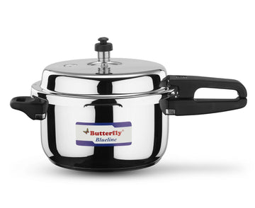 Butterfly Blue Line Stainless Steel Pressure Cooker - Daily Needs Products