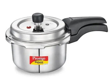 Prestige Deluxe Alpha Svachh Stainless Steel Outer Lid Pressure Cooker - Daily Needs Products