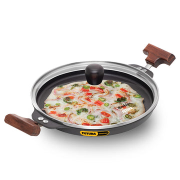 Hawkins Futura Uttapam Pan with Glass Lid - 24 CM - Daily Needs Products