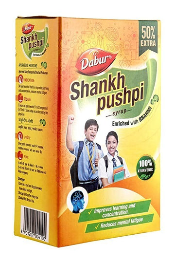 Dabur Shankhpushpi Syrup with Brahmi - 450 ML