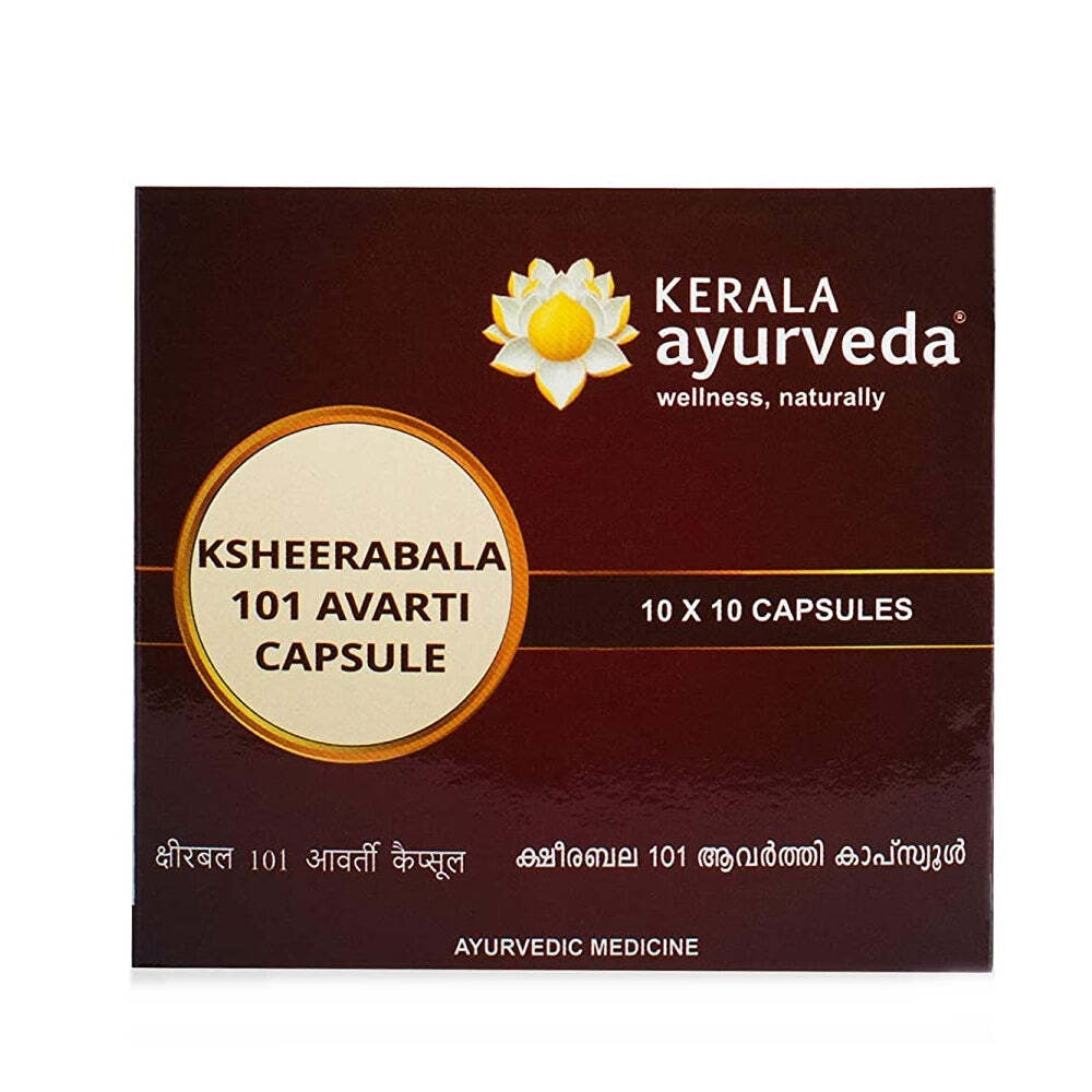 Kerala Ayurveda Ksheerabala 101 Avarti Capsules