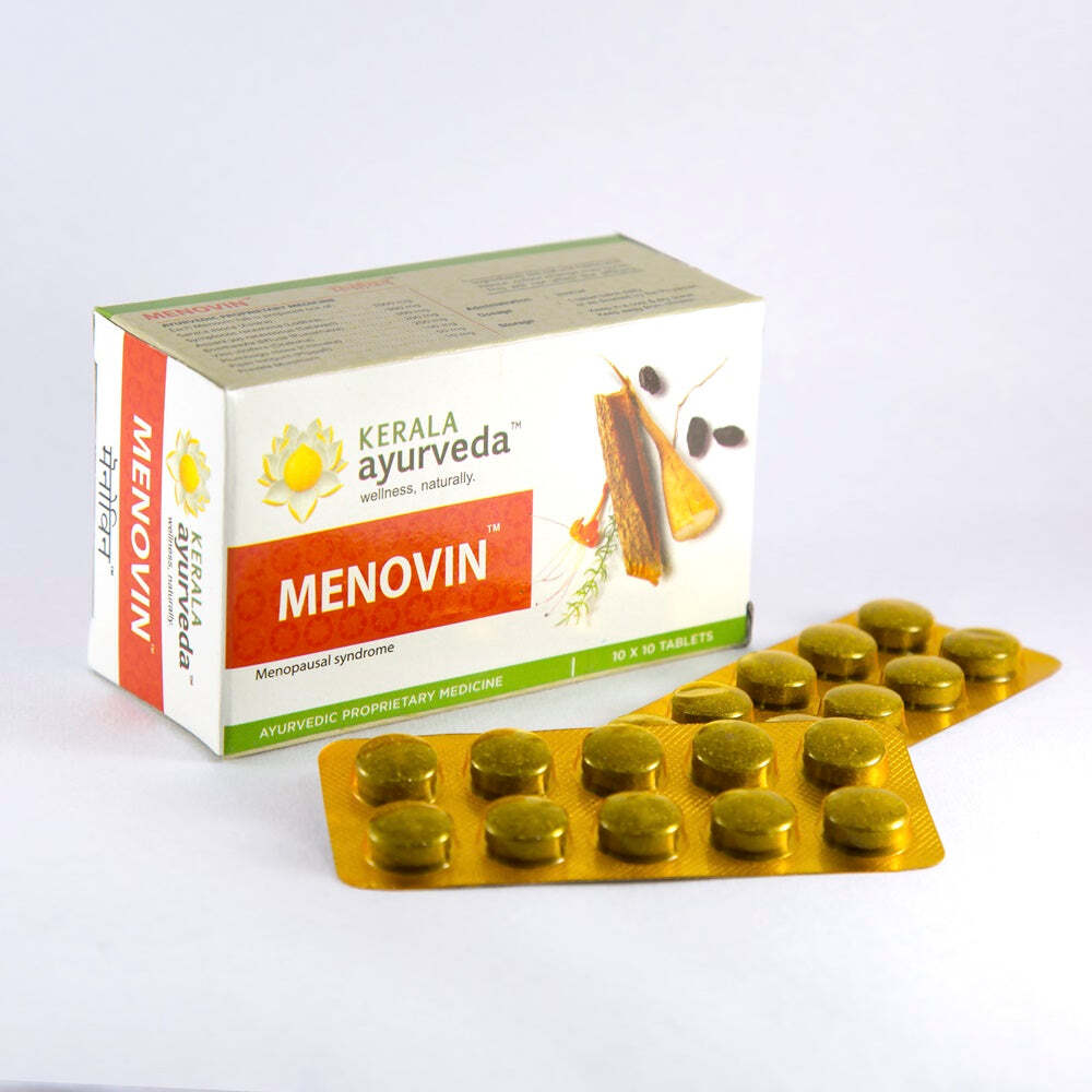 Kerala Ayurveda Menovin Tablet - 100 Tablets