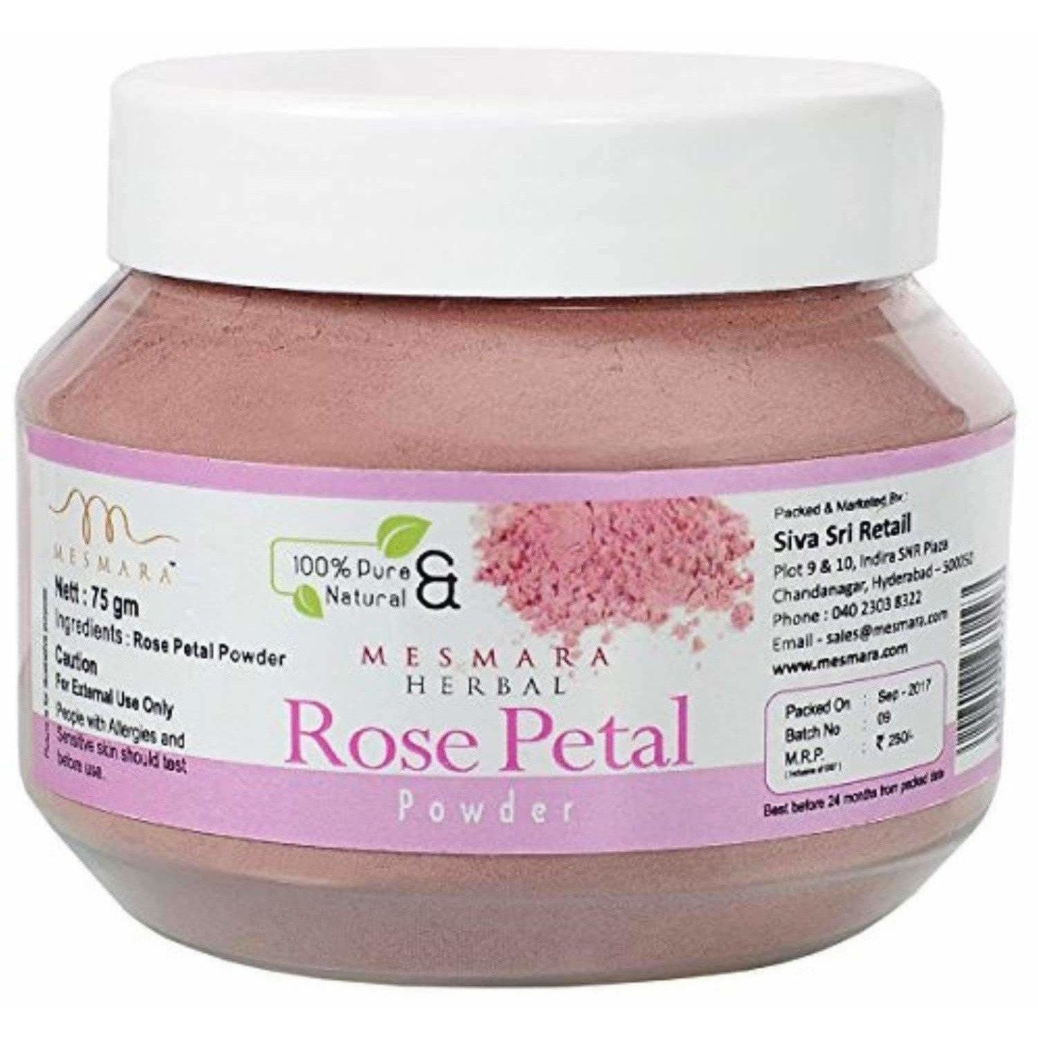 Mesmara Herbal Rose petal powder 75g