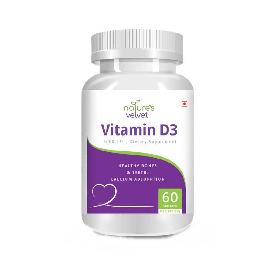 natures velvet Vitamin D-3 Softgels