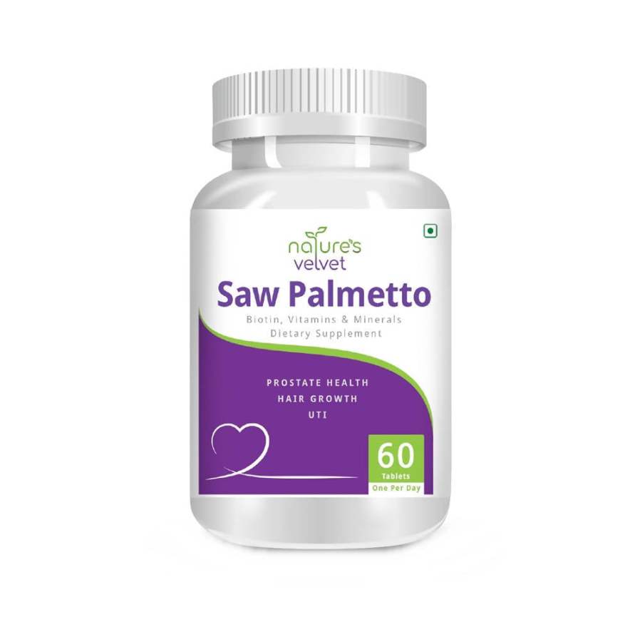 natures velvet Saw Palmetto Tablets