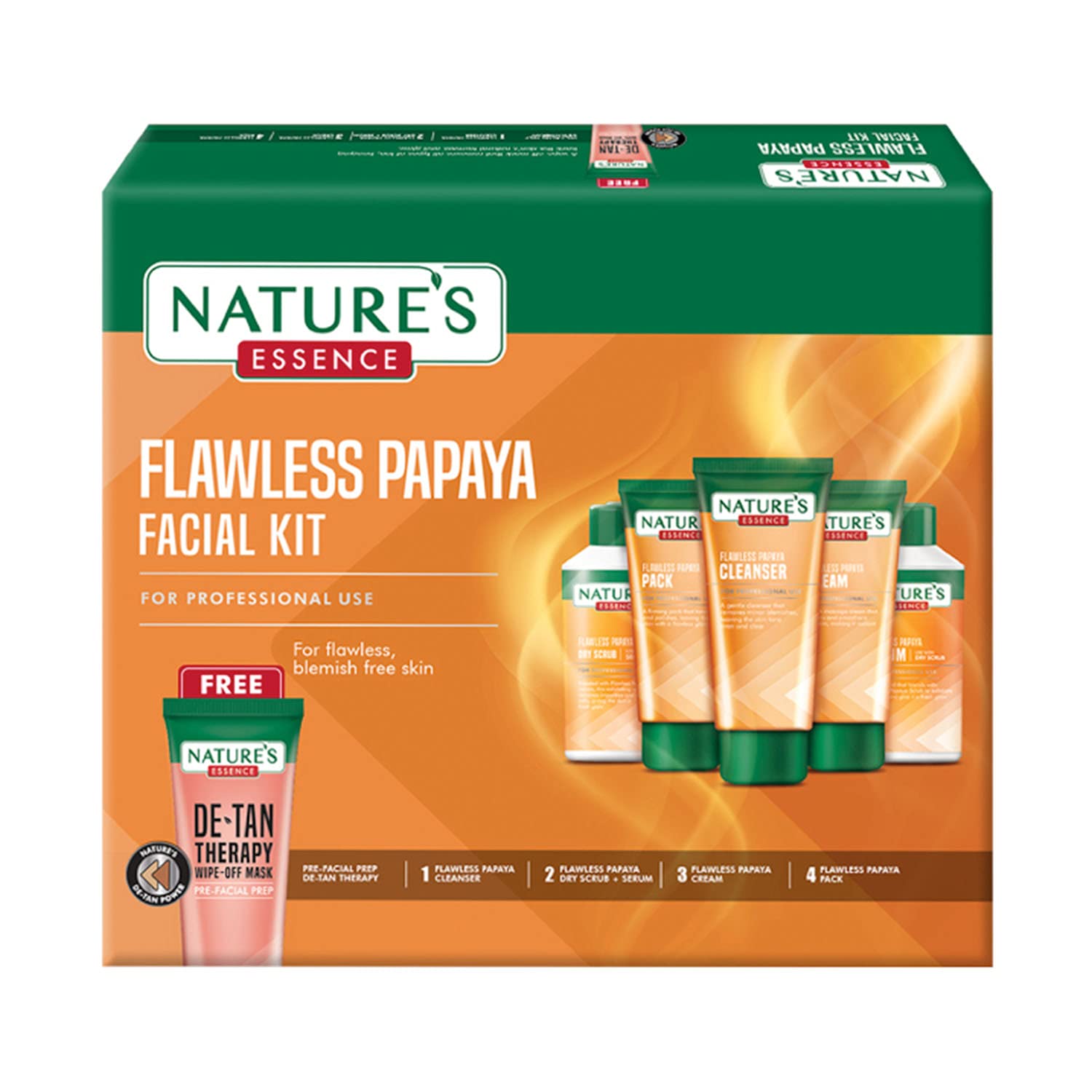 Natures Essence Advanced Flawless Papaya Facial Kit