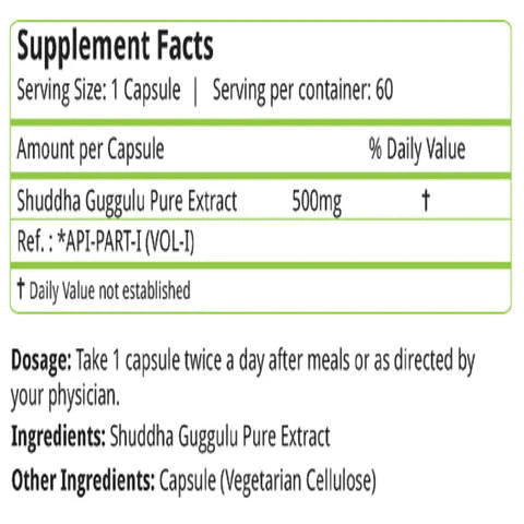 Nature|s Velvet Shuddha Guggulu Capsules