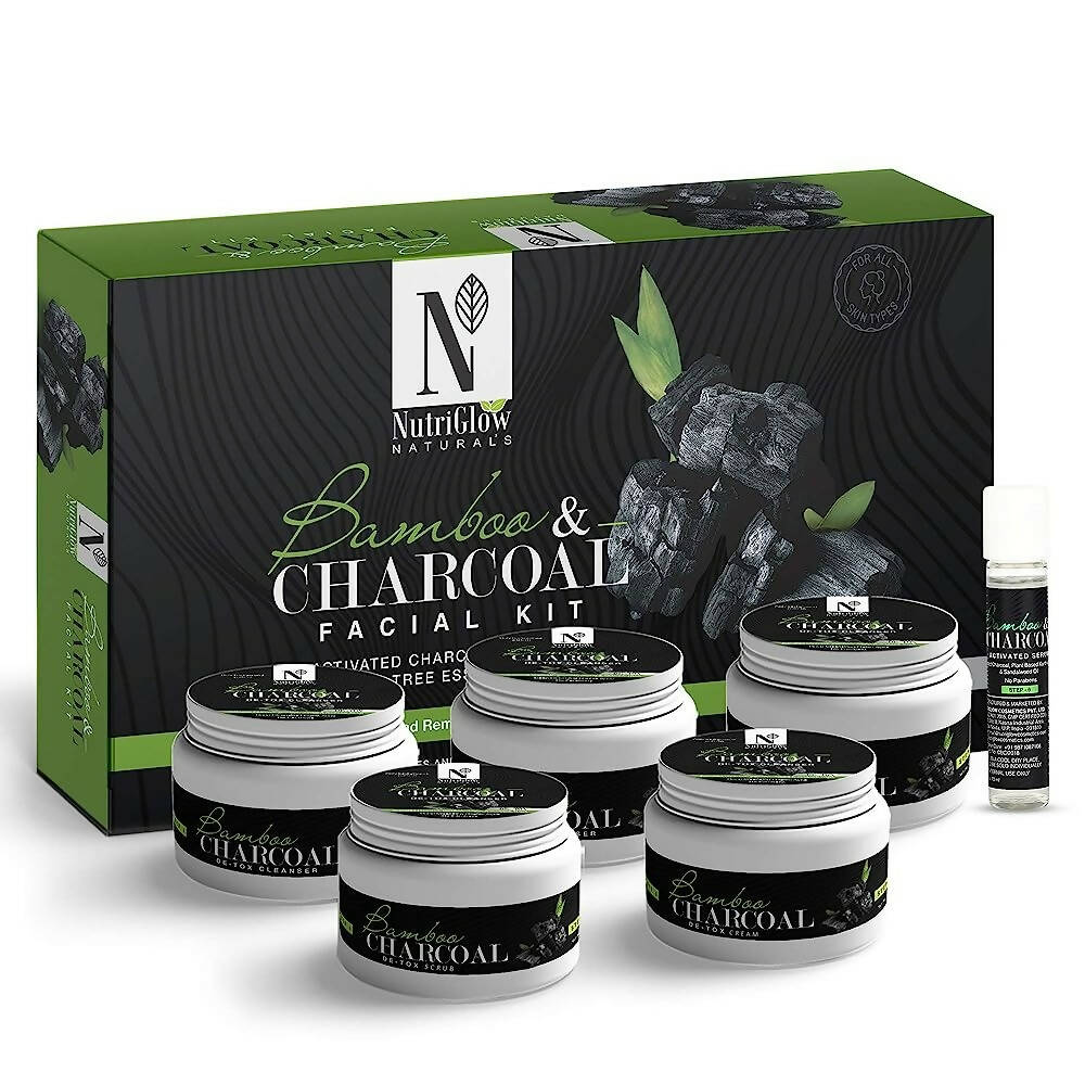 NutriGlow NATURAL|S  Bamboo Charcoal Facial Kit