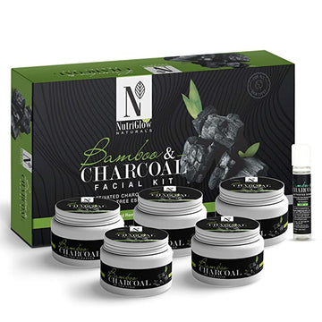 NutriGlow NATURAL|S  Bamboo Charcoal Facial Kit