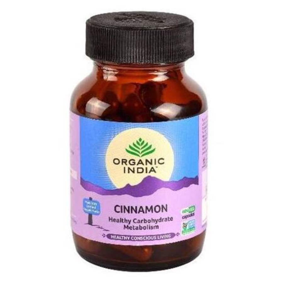 Organic India Cinnamon Bottle Capsules