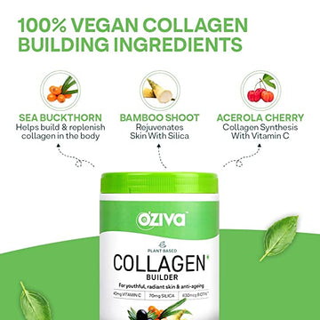 OZiva Plant Based Collagen Builder Orange