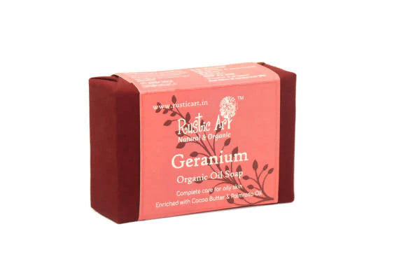 Rustic Art Geranium Organic Oil Soap