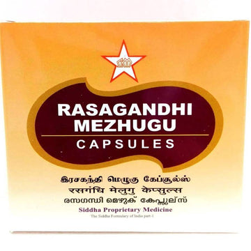 SKM Ayurveda Rasagandhi Mezhugu Capsules