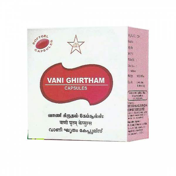 SKM Ayurveda Vaani Ghirutham Capsules