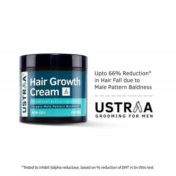 Ustraa Hair Growth Cream with Onion Extract, Neelbhringadi, Blackseed Oil