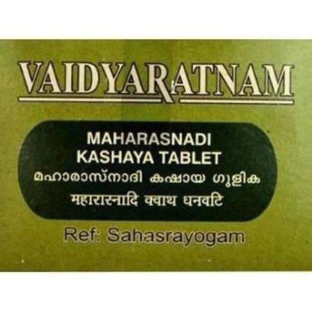 Vaidyaratnam Maharasnadi Kashaya Gulika